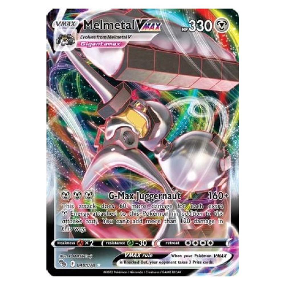 Melmetal VMAX - Ultra Rare 048/078 Melmetal VMAX [G-Max Juggernaut] - Ultra Rare 048/078