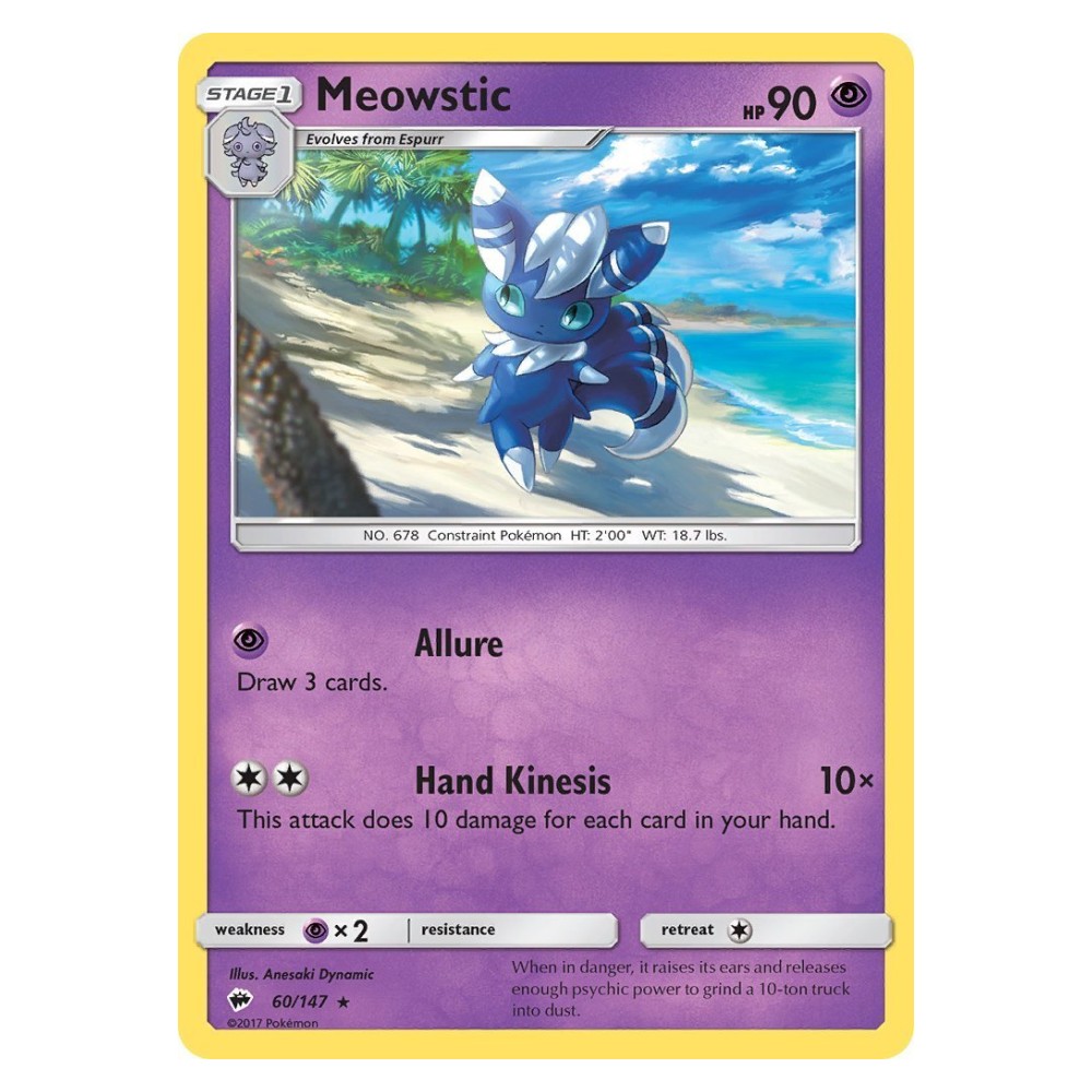 Meowstic - 60/147 Meowstic [Allure | Hand Kinesis] - 60/147