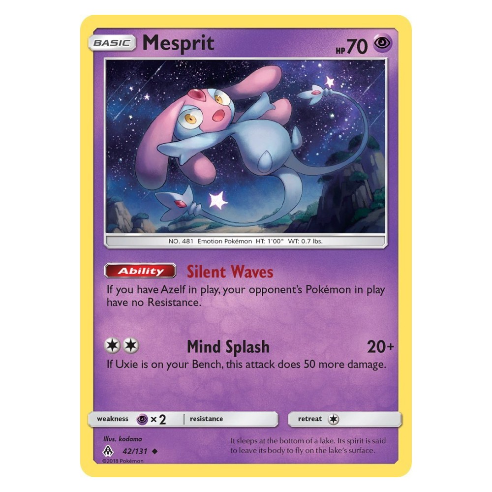 Mesprit - 42/131 Mesprit [Silent Waves | Mind Splash] - 42/131