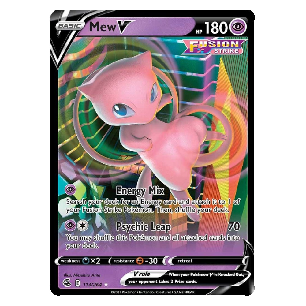 Mew V - 113/264 Mew V [Miscuglio di Energia | Guizzo Psichico] - 113/264