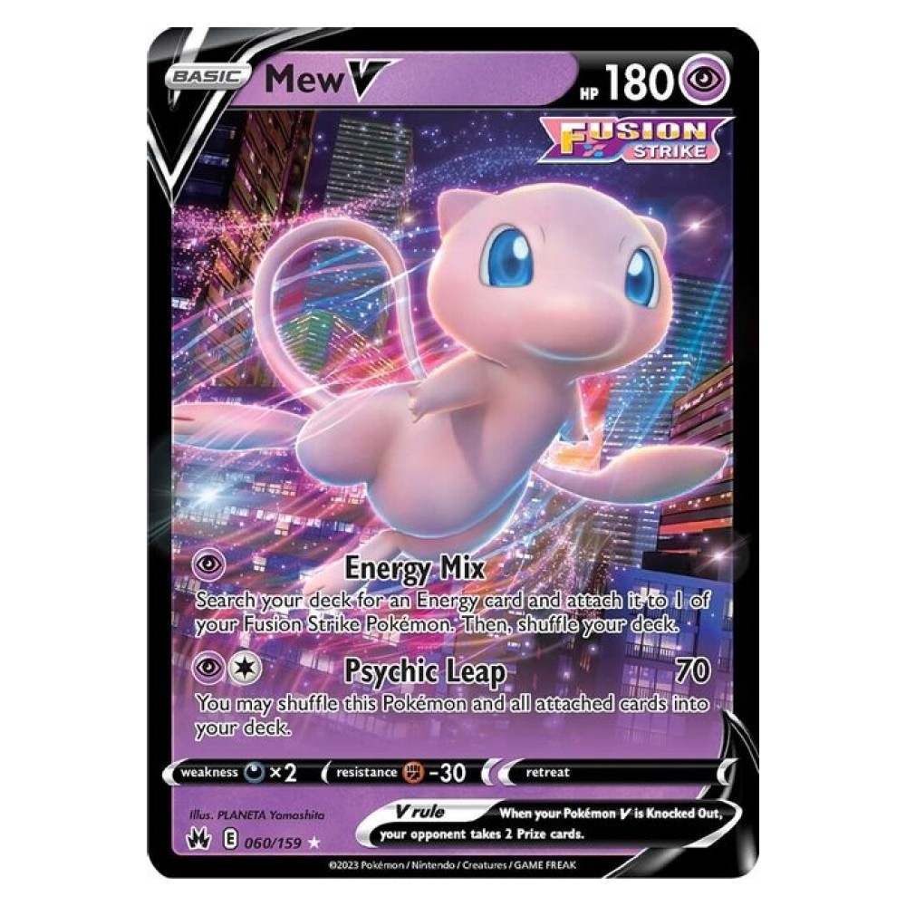 Mew V - Ultra Rare 060/159 Mew V [Miscuglio di Energia | Guizzo Psichico] - Ultra Rare 060/159