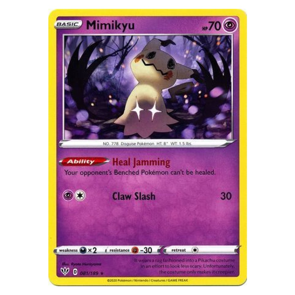 Mimikyu - 081/189 Mimikyu [Head Jamming | Claw Slash] - 081/189