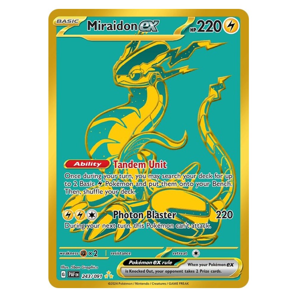 Miraidon ex - Secret Rare | 243/091 