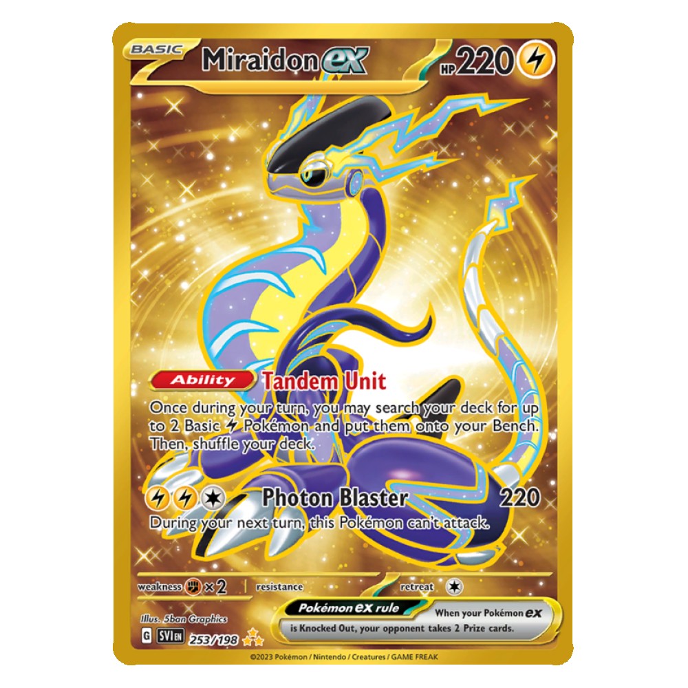 Miraidon ex - Secret Rare 253/198 