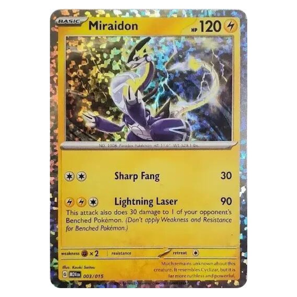 Miraidon - Holo Rare 003/015 | CarteMagic