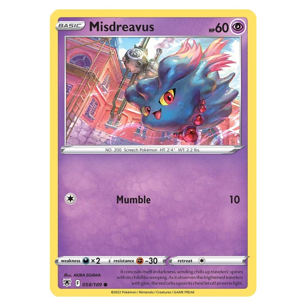 Misdreavus - 058/189 Misdreavus [Mumble] - 058/189
