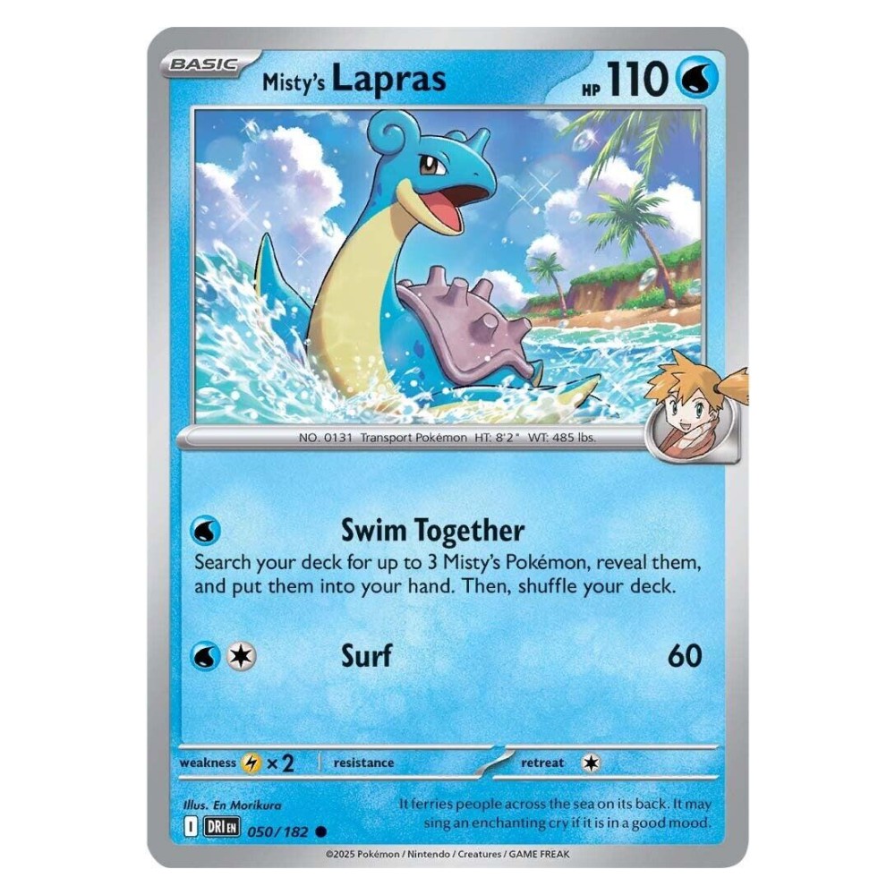 Misty's Lapras - 050/182   Lapras di Misty - 050/182  