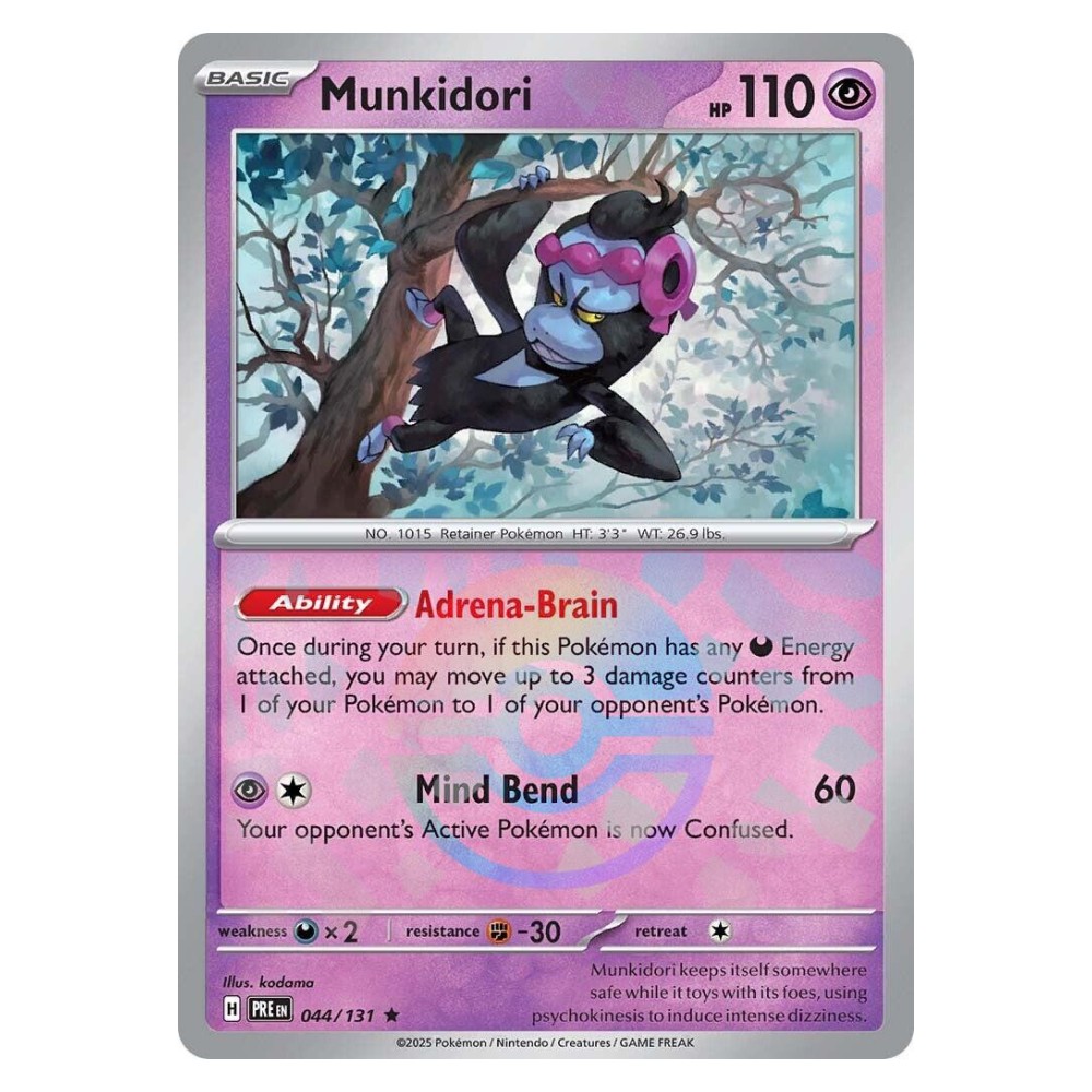 Munkidori - Poké Ball Reverse Holo | 044/131 
