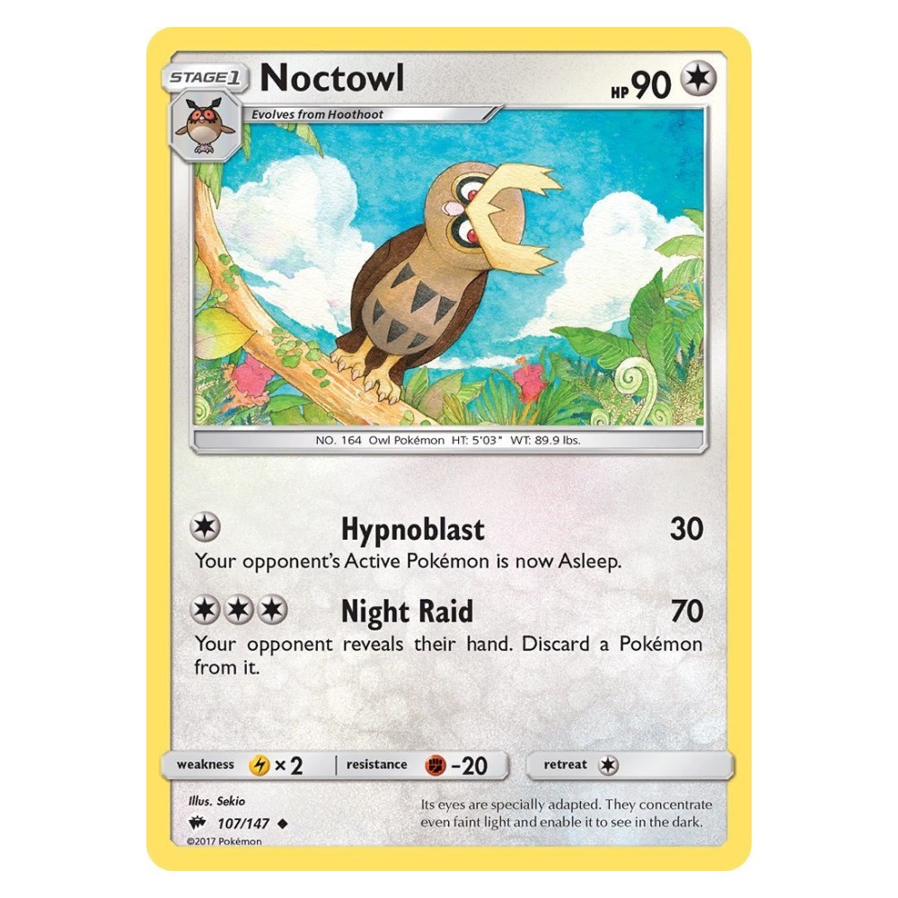 Noctowl - 107/147 Noctowl [Hypnoblast | Night Raid] - 107/147