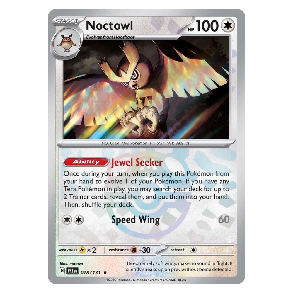 Noctowl - Master Ball Reverse Holo | 078/131 