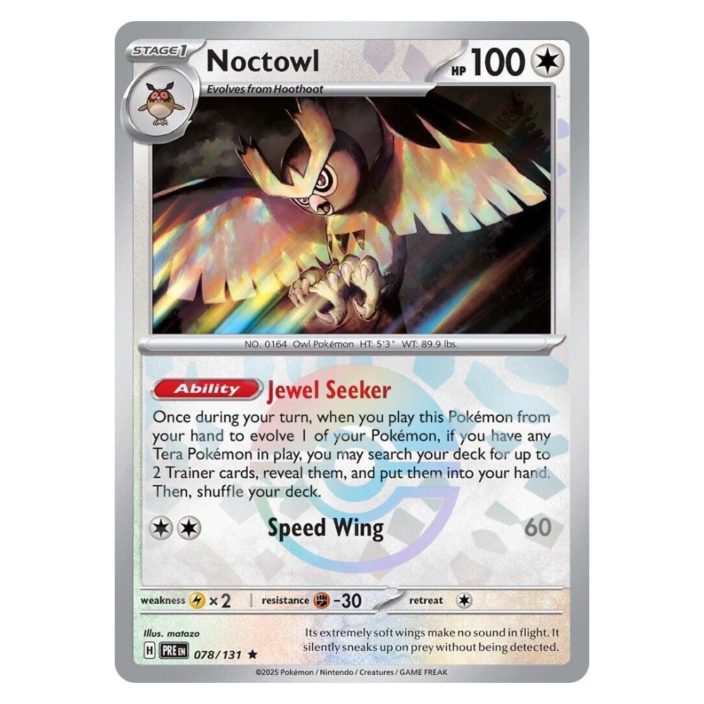 Noctowl - Poké Ball Reverse Holo | 078/131 