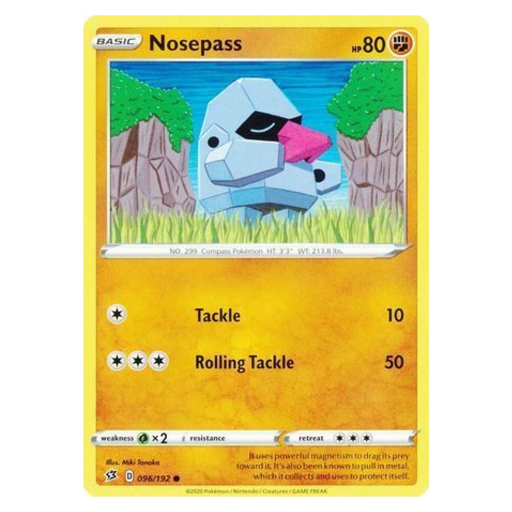 Nosepass - 096/192 Nosepass [Tackle | Rolling Tackle] - 096/192