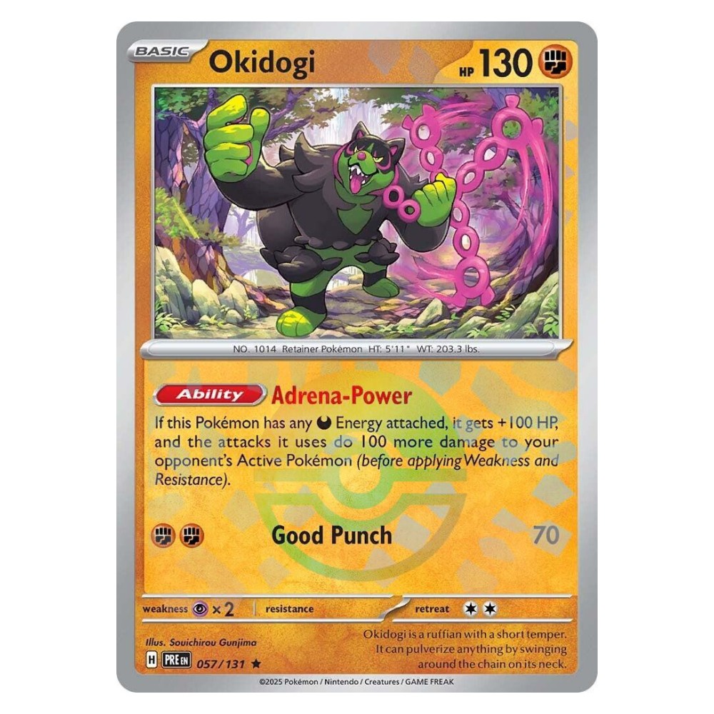 Okidogi - Poké Ball Reverse Holo | 057/131 