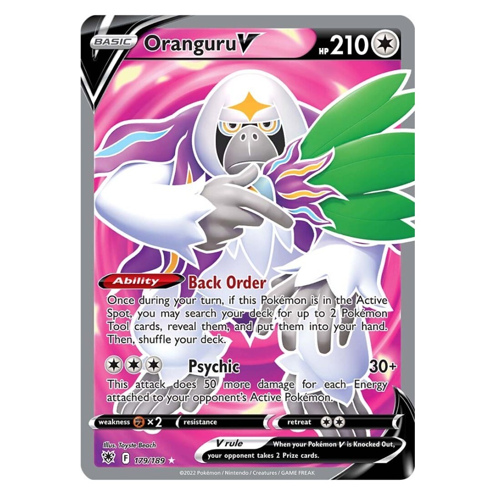Oranguru V - Ultra Rare 179/189 Oranguru V [Back Order | Psychic] - Ultra Rare 179/189