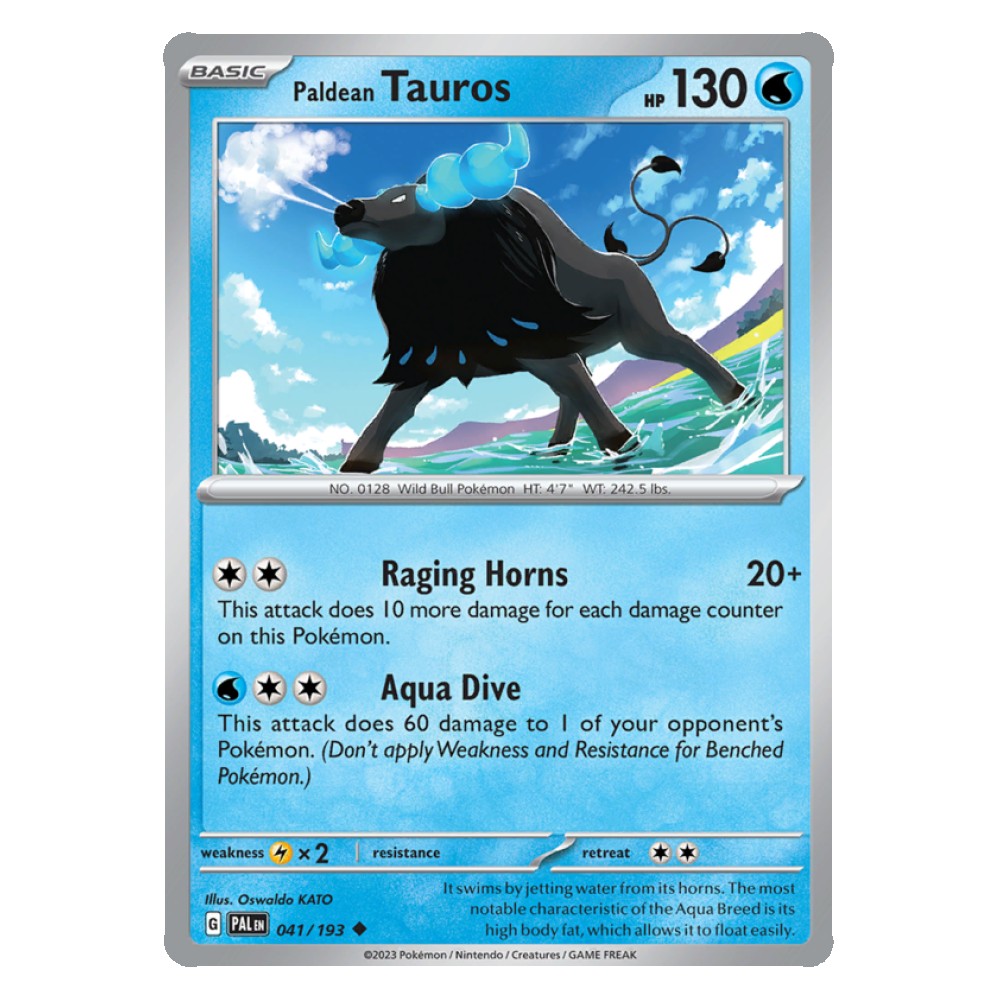 Paldean Tauros - 041/193 Tauros di Paldea - 041/193