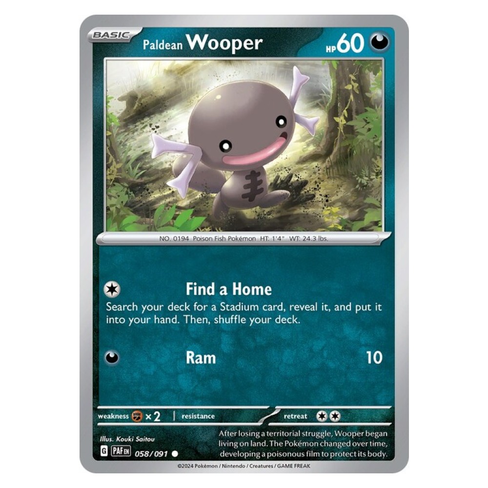 Paldean Wooper - 058/091 Wooper di Paldea - 058/091