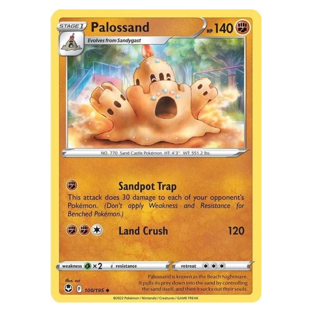 Palossand - 100/195 Palossand [Sandpot Trap | Land Crush] - 100/195