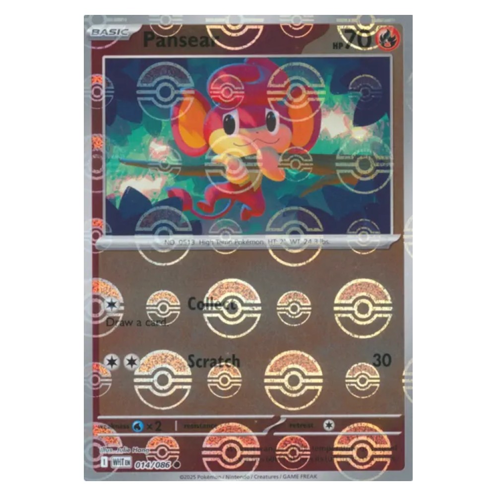 Pansear - Poké Ball Reverse Holo | 014/086 