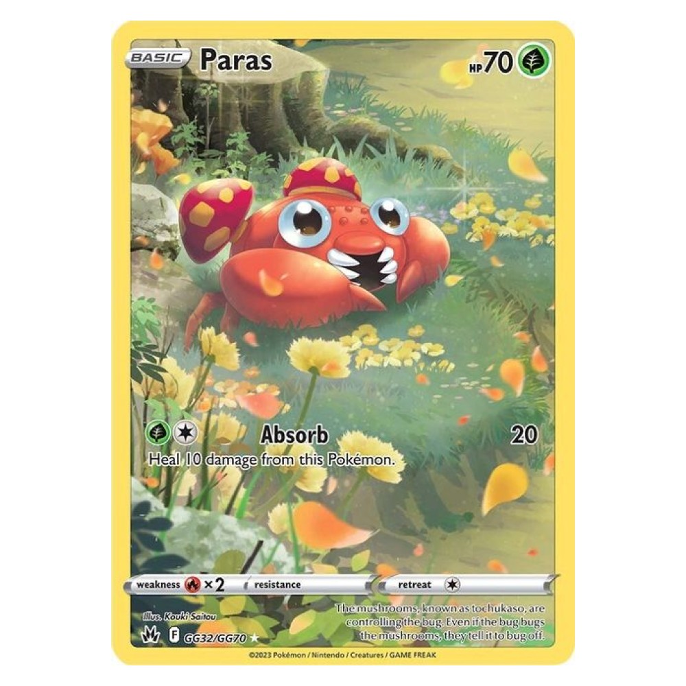 Paras - Holo Rare GG32/GG70 