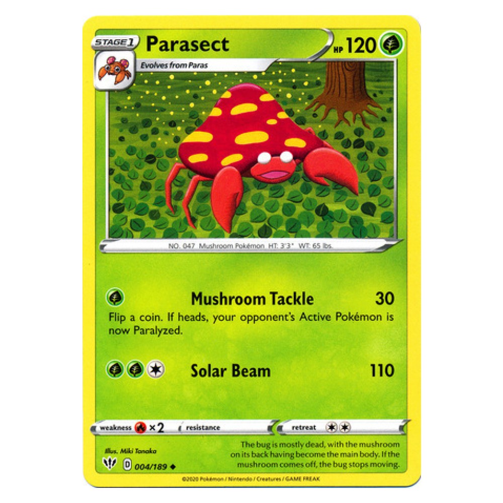Parasect - 004/189 Parasect [Mushroom Tackle | Solar Beam] - 004/189