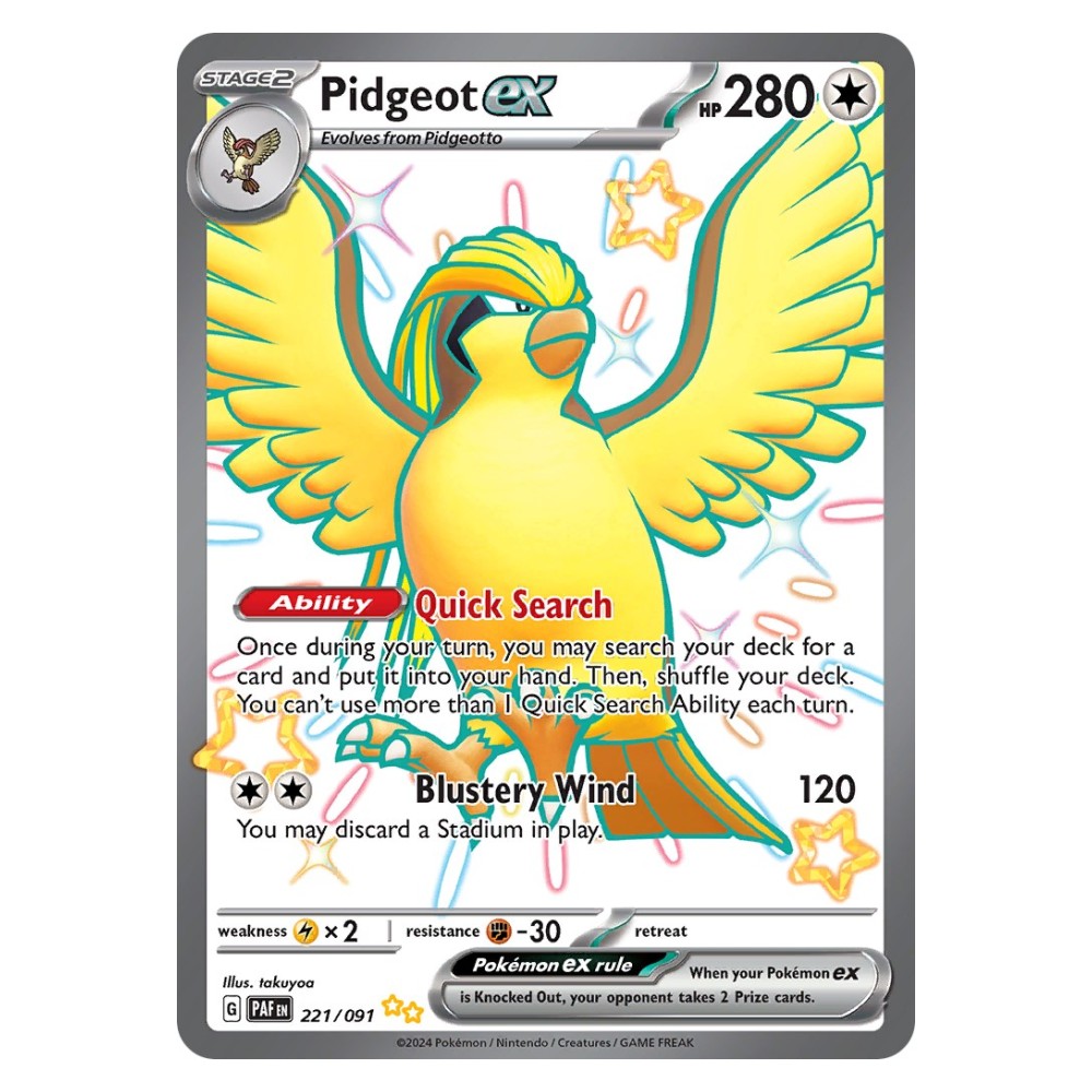 Pidgeot ex - Shiny Ultra Rare | 221/091 