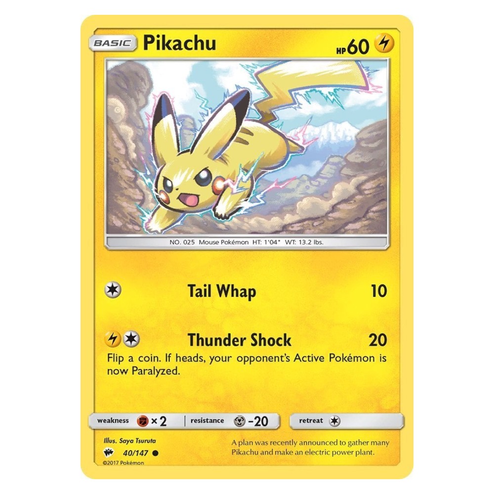 Pikachu - 40/147 Pikachu [Tail Whap | Thundershock] - 40/147