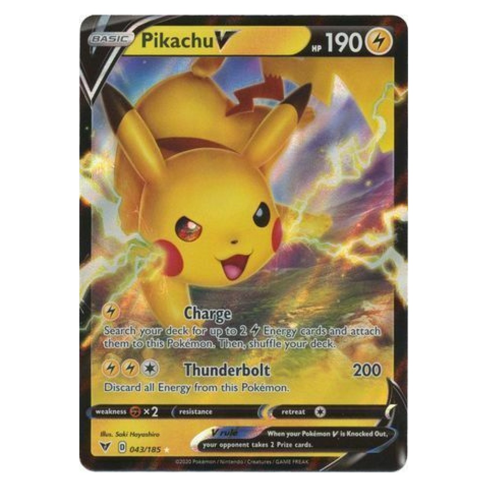 Pikachu V - 043/185 Pikachu V [Sottocarica | Fulmine] - 043/185