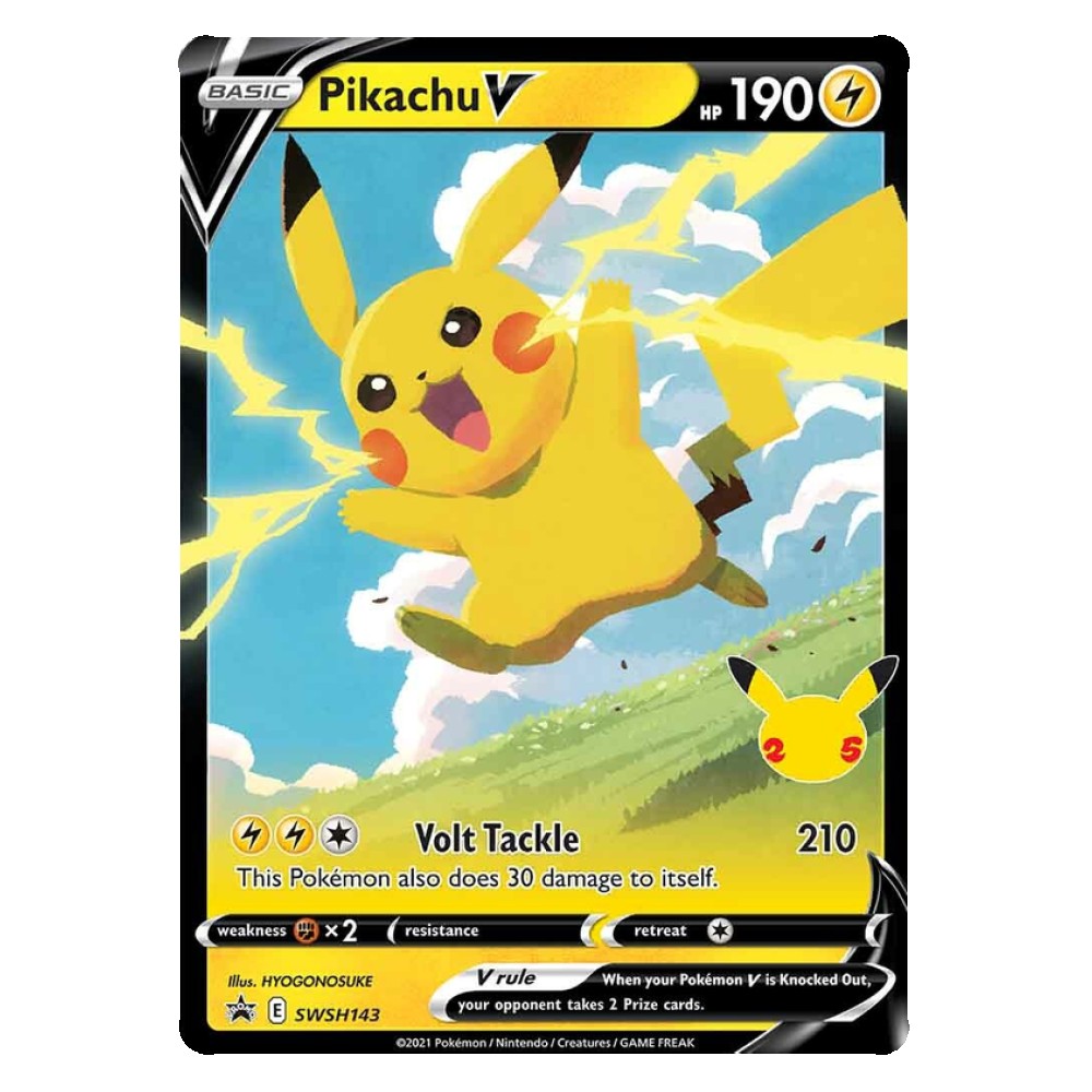 Pikachu V - 143 Pikachu V [Volt Tackle] - 143