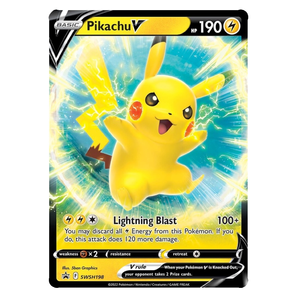 Pikachu V - 198 Pikachu V [Lightning Blast] - 198