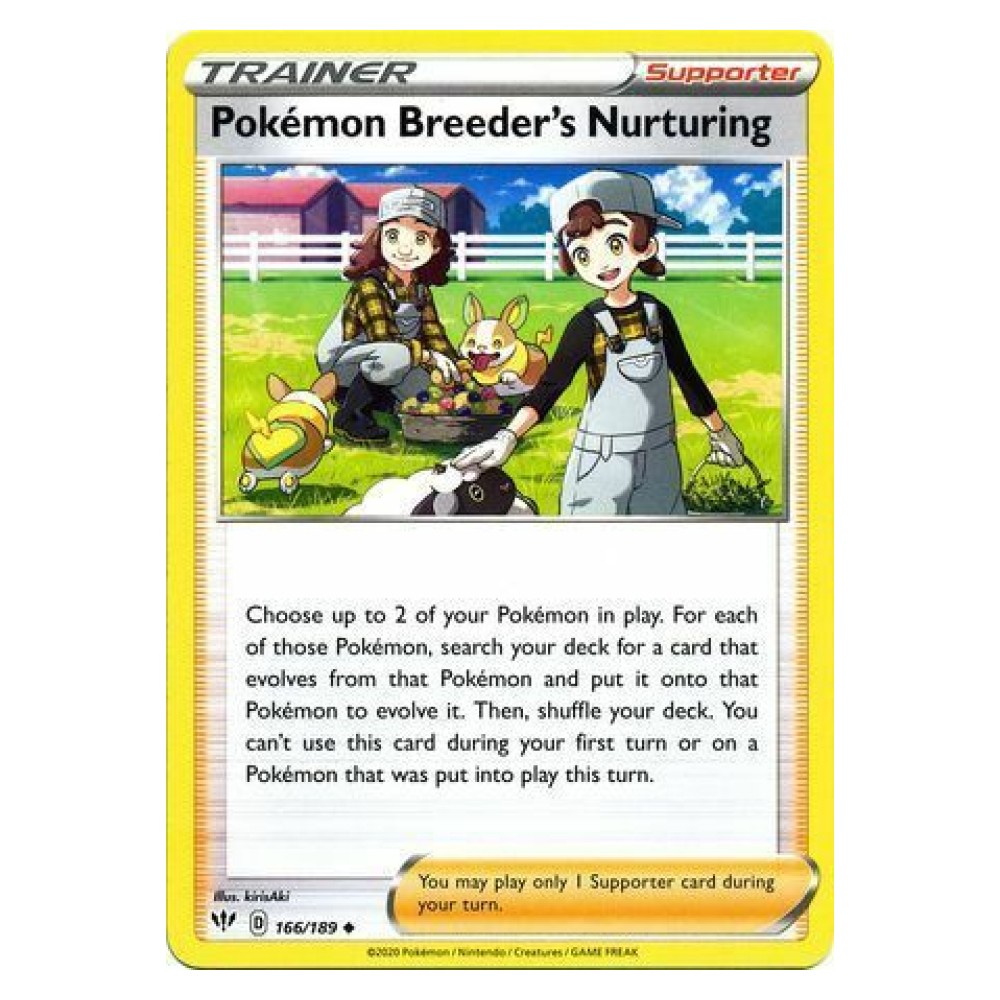 Pokemon Breeder's Nurturing - 166/189 Premura dell'Allevapokémon - 166/189