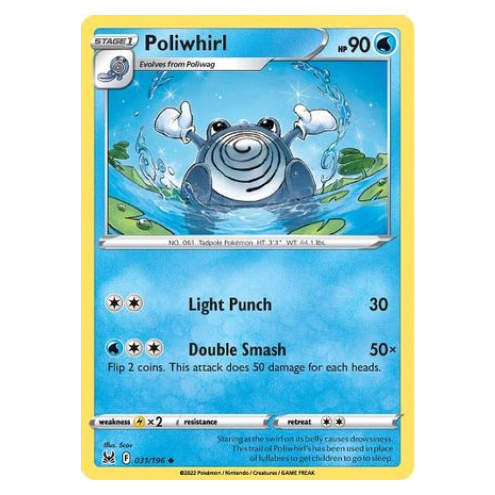 Poliwhirl - 031/196 Poliwhirl [Light Punch | Double Smash] - 031/196