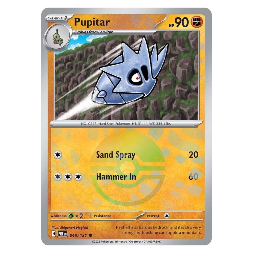 Pupitar - Poké Ball Reverse Holo | 048/131 