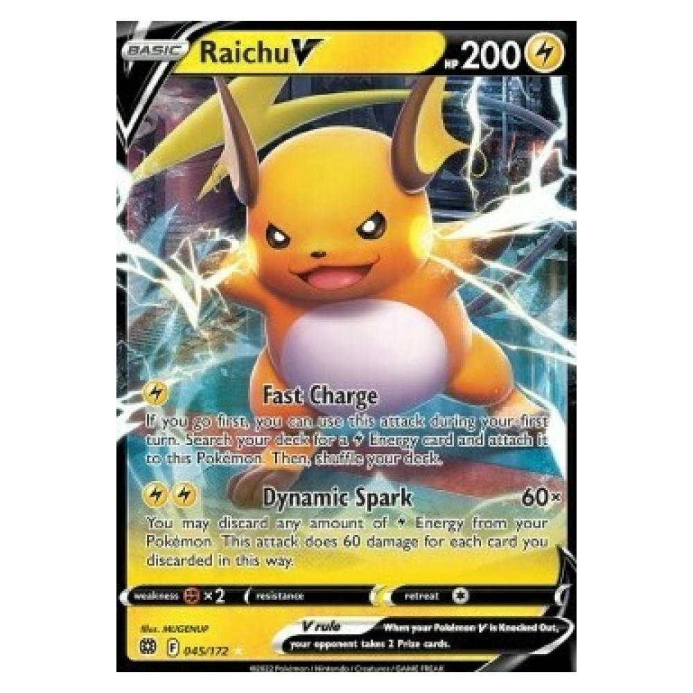 Raichu V - 045/172 Raichu V [Fast Charge | Dynamic Spark] - 045/172