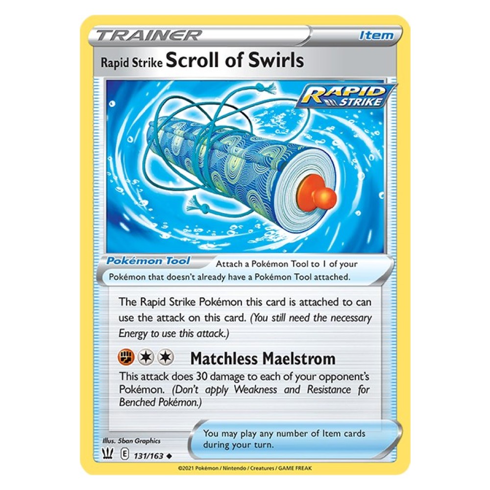 Rapid Strike Scroll of Swirls - 131/163 Rotolo dei Voritici Colpo Rapido - 131/163