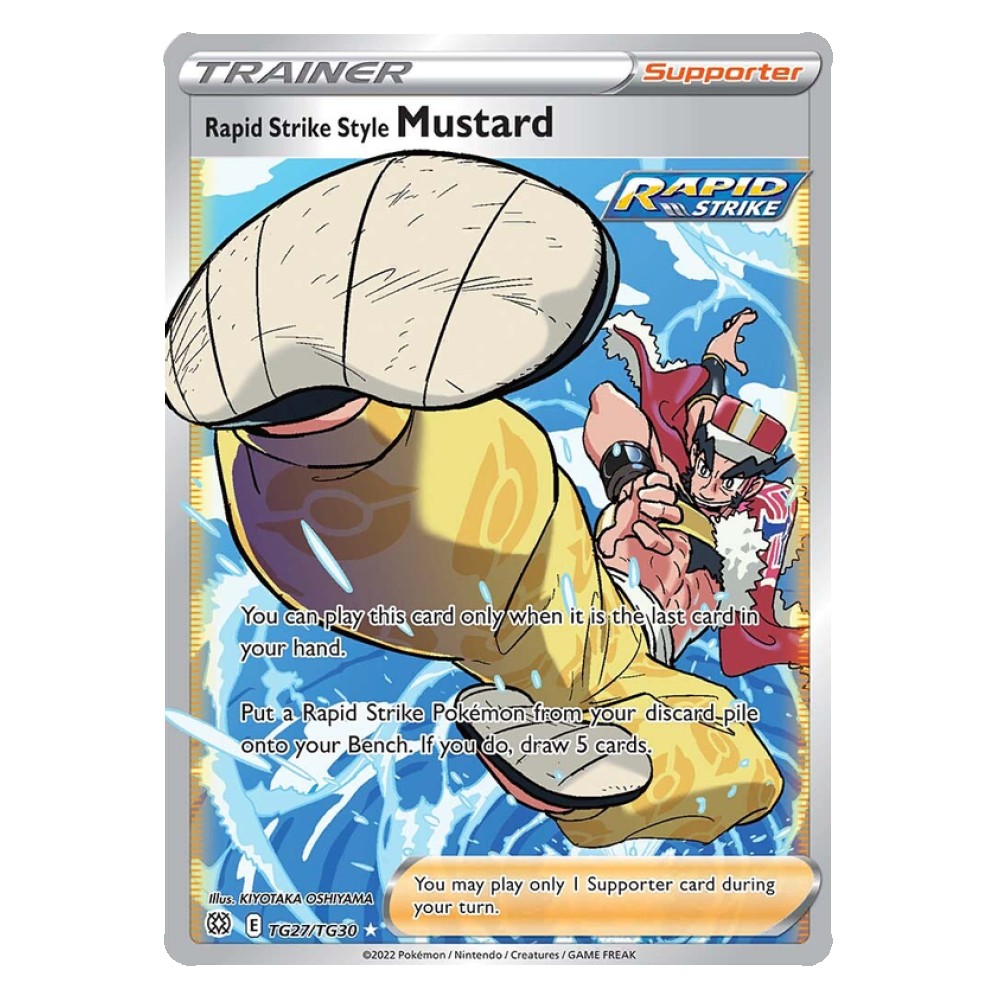 Rapid Strike Style Mustard - Secret Rare TG27/TG30 Mustard Stile Pluricolpo - Secret Rare TG27/TG30