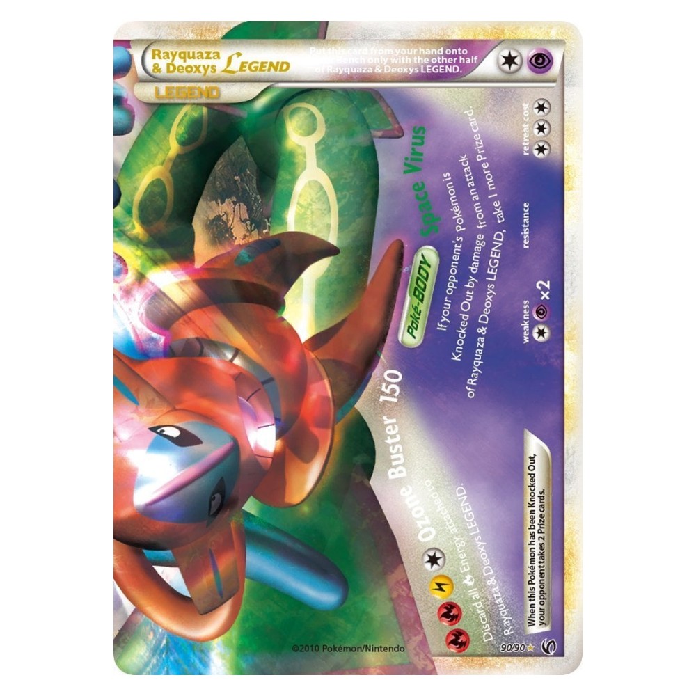 Rayquaza & Deoxys Legend - (Bottom) 90/90 Rayquaza & Deoxys LEGGENDA - (Bottom) 90/90