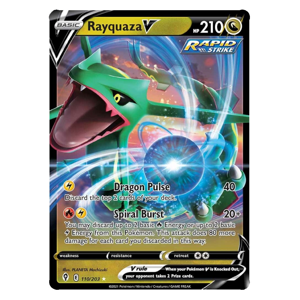 Rayquaza V - 110/203 Rayquaza V [Dragopulsar | Spiralscoppio] - 110/203