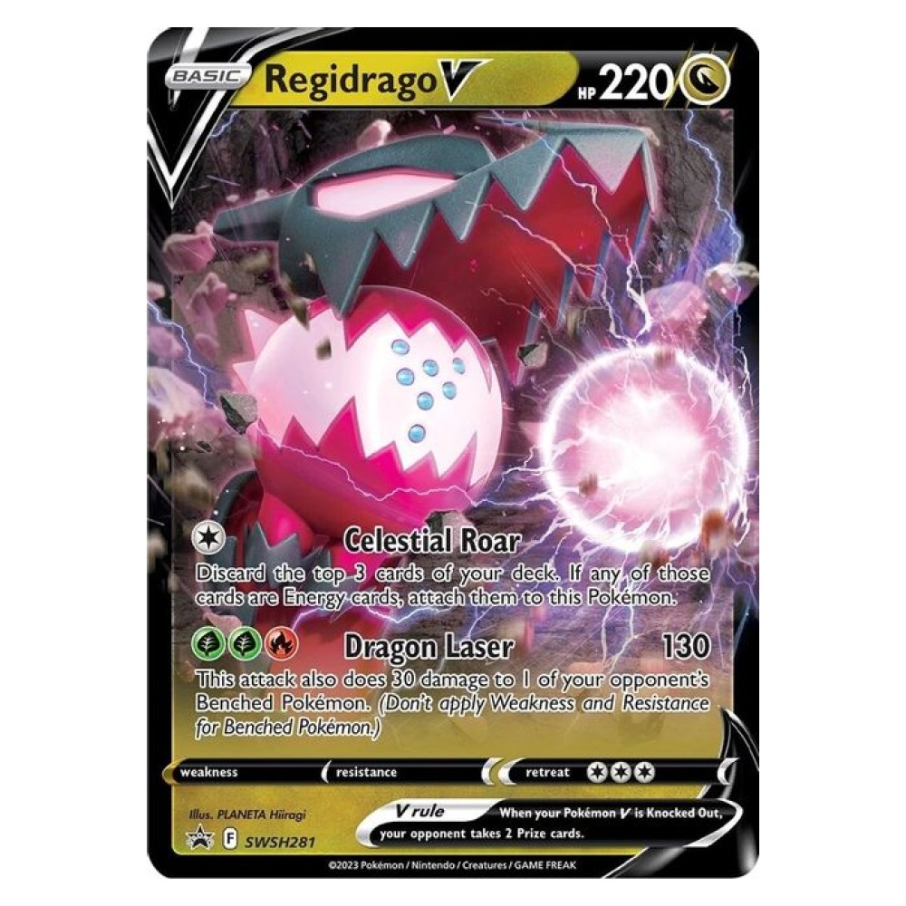 Regidrago V - SWSH281 Regidrago V [Celestial Roar | Dragon Laser] - SWSH281