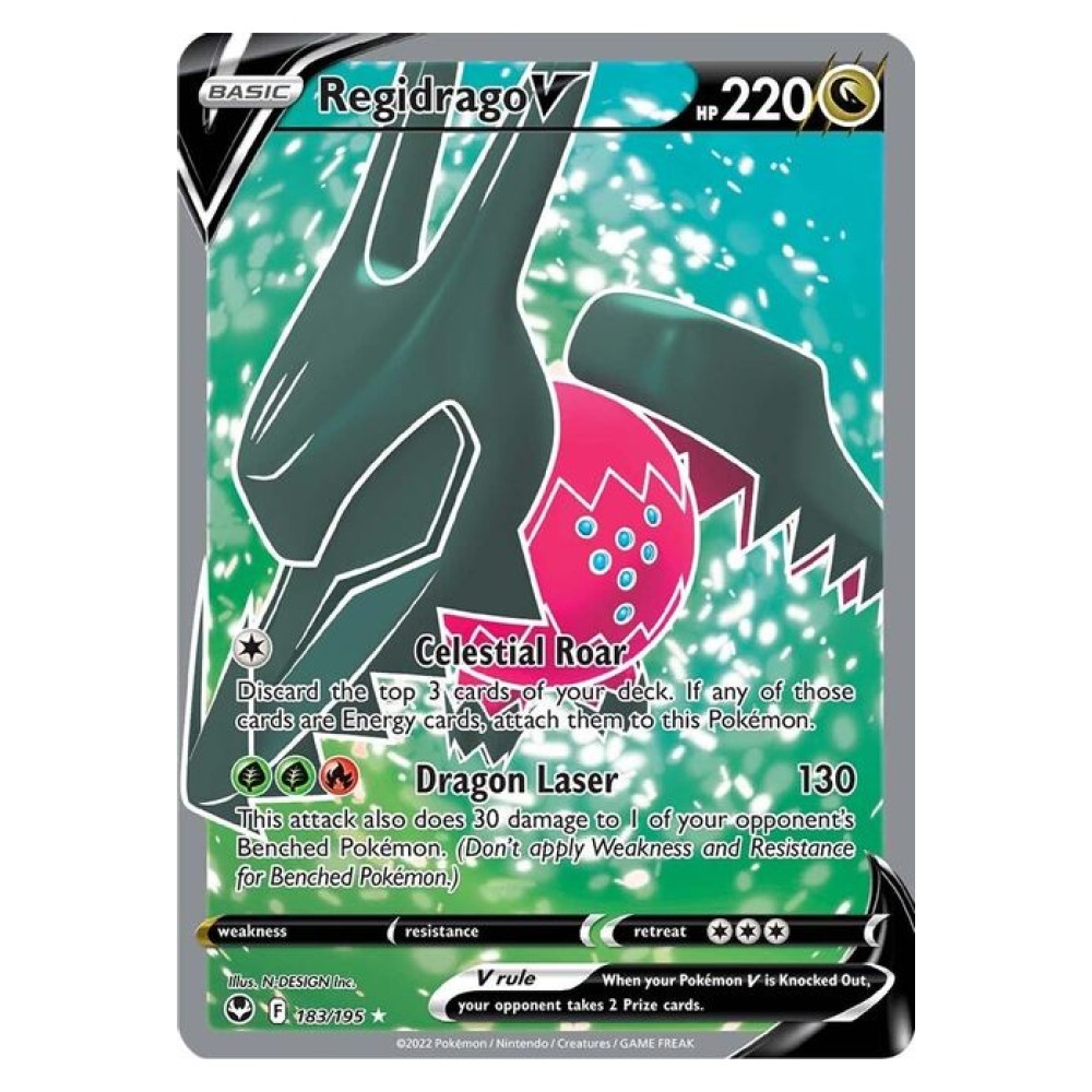 Regidrago V - Ultra Rare 183/195 Regidrago V [Celestial Roar | Dragon Laser] - Ultra Rare 183/195