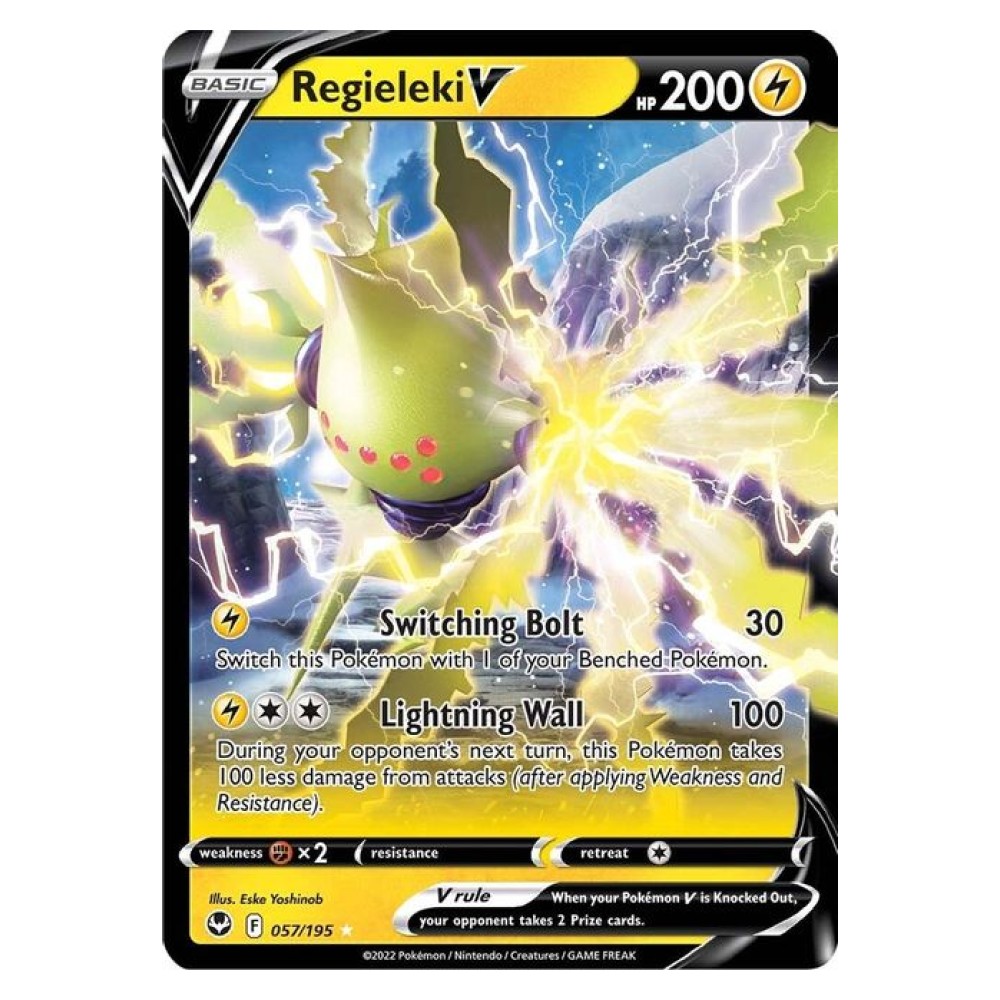 Regieleki V - Ultra Rare 057/195 Regieleki V [Switching Bolt | Lightning Wall] - Ultra Rare 057/195