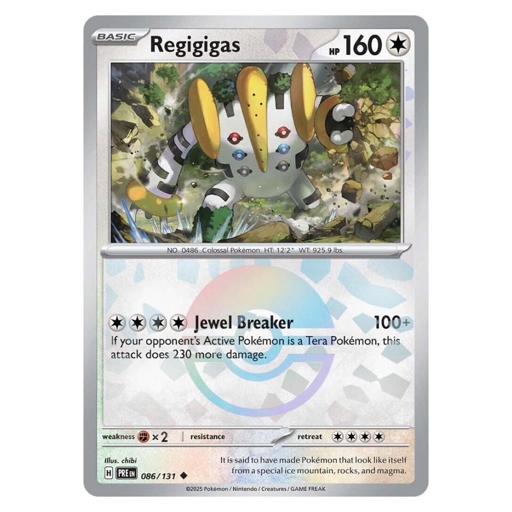 Regigigas - Poké Ball Reverse Holo | 086/131 