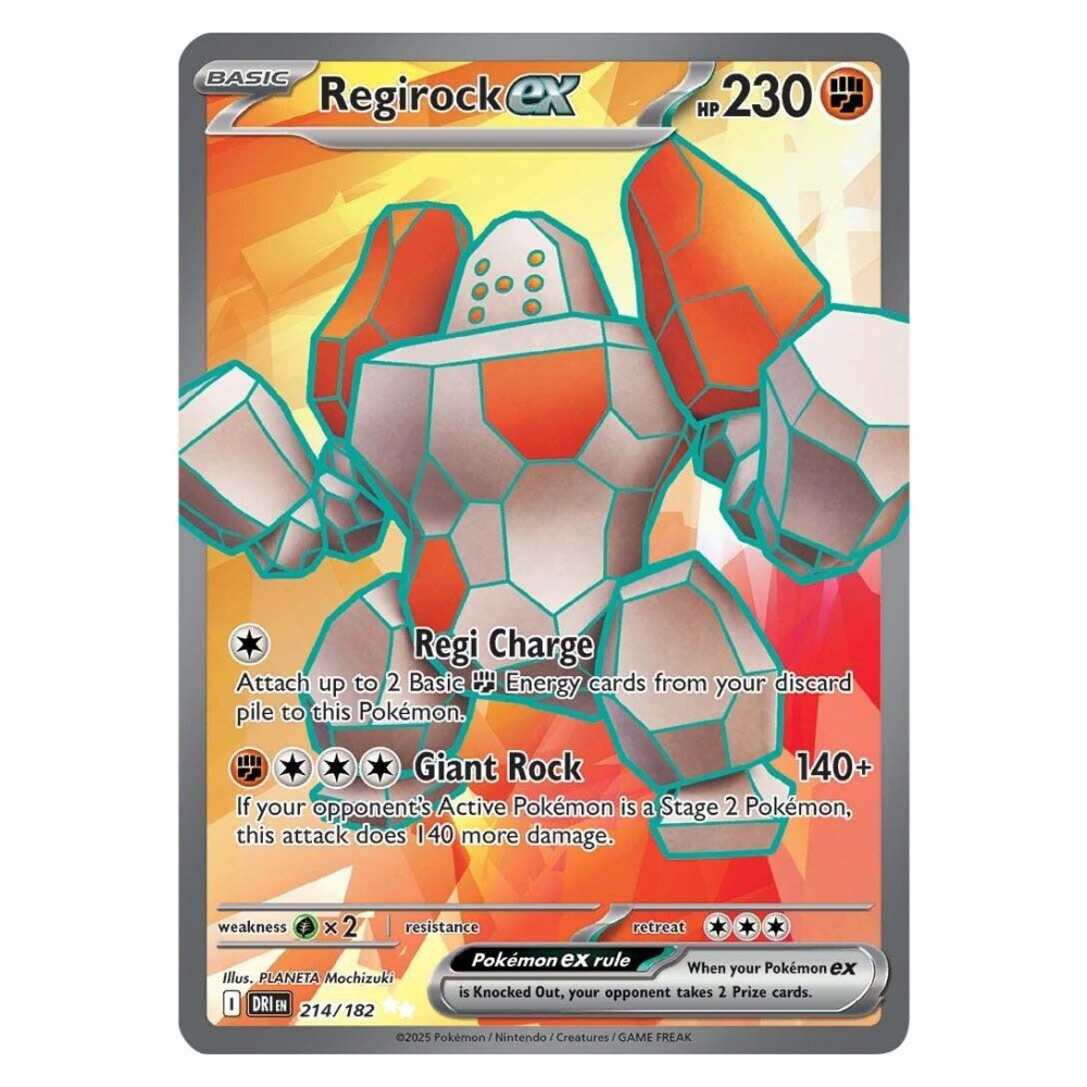 Regirock ex - Full-Art | 214/182   
