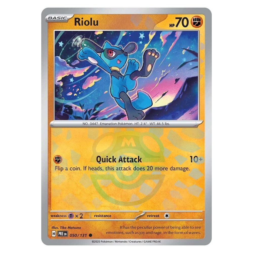 Riolu - Master Ball Reverse Holo | 050/131 