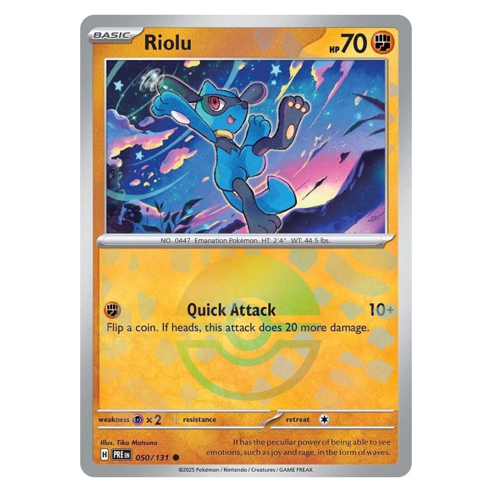Riolu - Poké Ball Reverse Holo | 050/131 