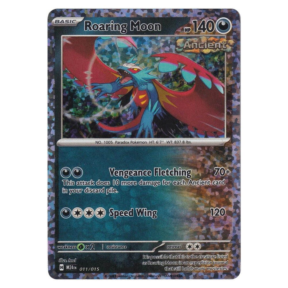 Roaring Moon - Holo Rare 011/015 Lunaruggente - Holo Rare 011/015