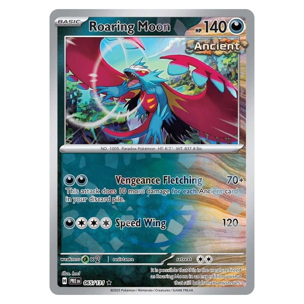 Roaring Moon - Poké Ball Reverse Holo | 065/131 Lunaruggente - Poké Ball Reverse Holo | 065/131
