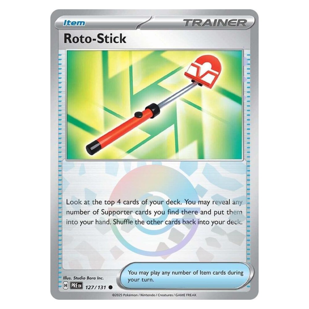 Roto-Stick - Poké Ball Reverse Holo | 127/131 Bastone Rotoselfie - Poké Ball Reverse Holo | 127/131