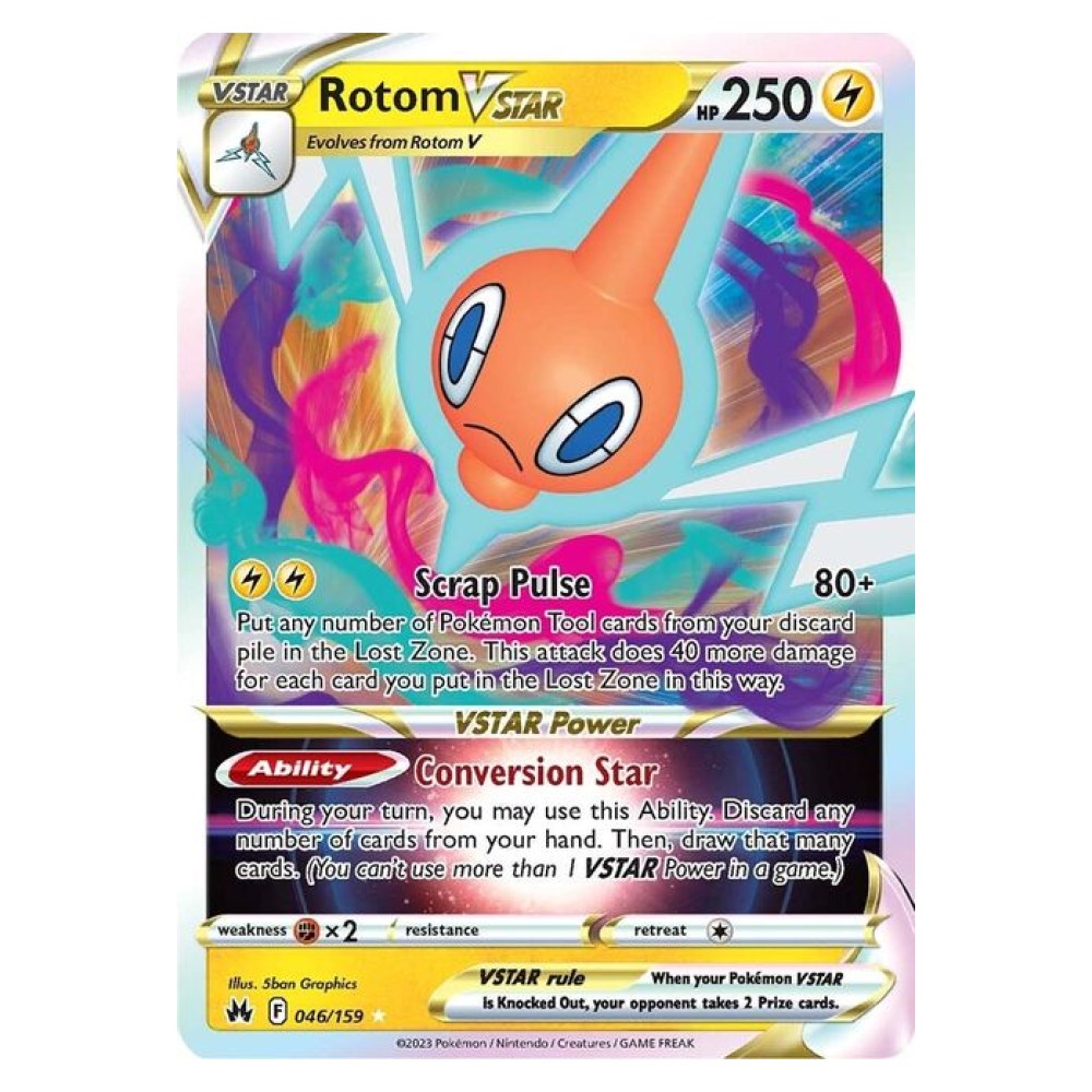 Rotom VSTAR - Ultra Rare 046/159 Rotom V ASTRO [Scrap Pulse | Conversion Star] - Ultra Rare 046/159