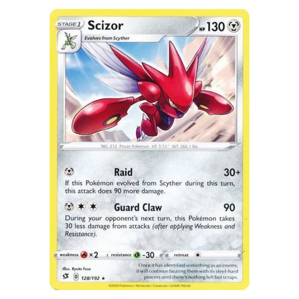 Scizor - 128/192 Scizor [Raid | Guard Claw] - 128/192