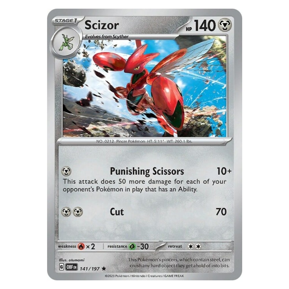 Scizor - Holo Rare 141/197 